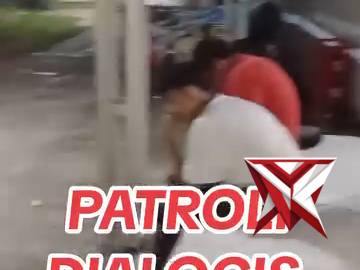 Patroli desa dengan perangkat