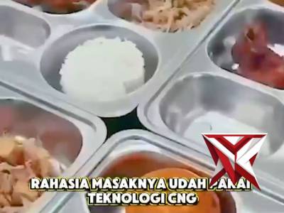 Rahasia Dapur SPPG Polri: Pakai CNG Ramah Lingkungan, Masakan Matang Lebih Sempurna