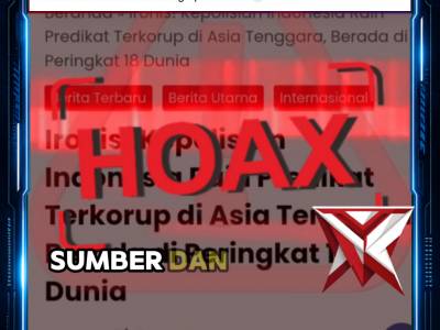 Survei Indexmundi dinyatakan HOAX karena menggunkan cara penilaian yang keliru yaitu penilaian hanya