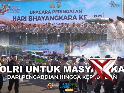 Peringatan Hari Bhayangkara ke-80 Tahun 2026 di Polda Metro Jaya