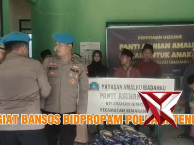 Bidpropam Polda Jateng Melaksanakan Bakti Sosial diberbagai Panti Asuhan Kota Semarang