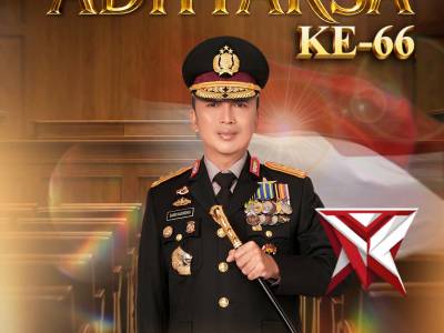 Kepala Kepolisian Daerah Sumatera Selatan Beserta Staf dan Jajaran serta Bhayangkari Mengucapkan :
