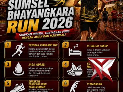 SIAPKAN DIRIMU! TIPS AMAN & MAKSIMAL MENUJU GARIS FINISH SUMSEL BHAYANGKARA RUN 2026