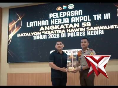 Kapolres Kediri Lepas Taruna Akpol Tingkat III Usai Jalani Latja - PoliceTube