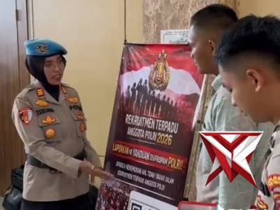 Kasi Propam sosialisasi scan barcode untuk Rekrutmen gratis no calo
