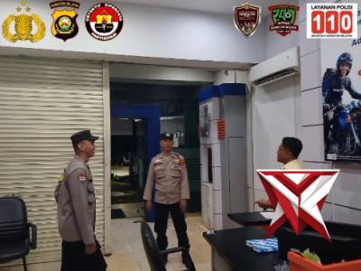 Patroli Malam Personil Polsek Lembak