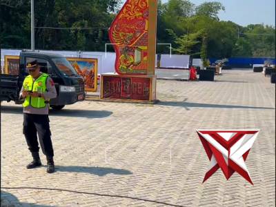 Polsek Klateng melaksanakan patroli