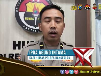 PENYAMPAIAN KECELAKAAN LALU LINTAS TKP JALAN RAYA GALIS PATERONGAN KAB. BANGKALAN