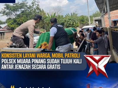 Personel Polsek Muara Pinang Brigpol Sandi Jaya dan Bripda Fajar Gustiga kembali,