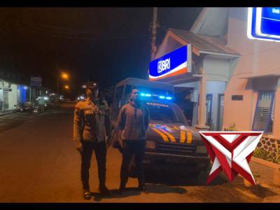 Patroli Bluelight Polsek Sempol Jaga Malam Tetap Aman