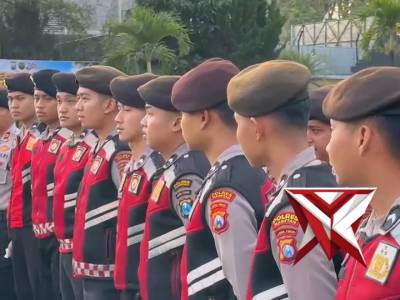 ? Arahan dan Pemberian Reward Anggota Sat Samapta Polres Magetan