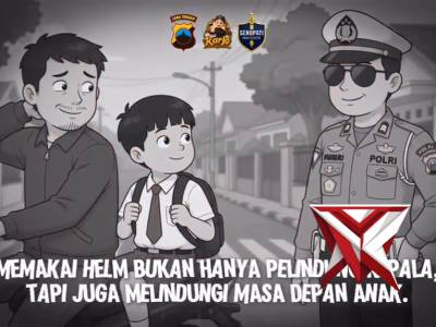 Jangan Anggap Sepele! Helm Bisa Selamatkan Nyawa Pelajar Saat Berkendara