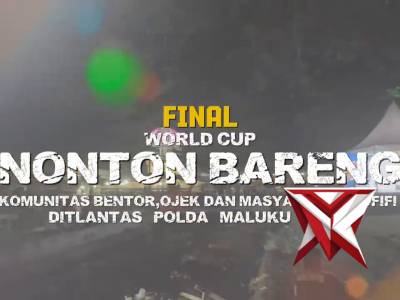 NOBAR FINAL PIALA DUNIA 2026, SATUKAN SEMANGAT DAN KEBERSAMAAN!