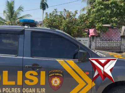 Personel Patroli Satuan Samapta Polres Ogan Ilir melaksanakan kegiatan patroli