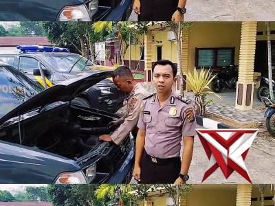 Giat Pengecekan Kendaraan dinas oleh Personil Baglog Polres OKU Timur