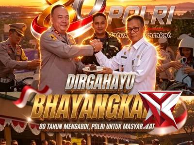 Hari Bhayangkara ke-80 Tahun 2026 Jadi Penguat Soliditas Forkopimcam dan Polsek Sukajadi