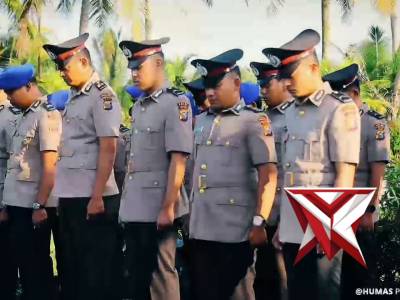 ZIARAH MAKAM PAHLAWAN DAN TABUR BUNGA HUT BHAYANGKARA KE-80 POLRES KEP. MERANTI