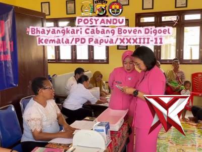 POSYANDU BHAYANGKARI CABANG BOVEN DIGOEL KEMALA / PD PAPUA / XXXIII - 11