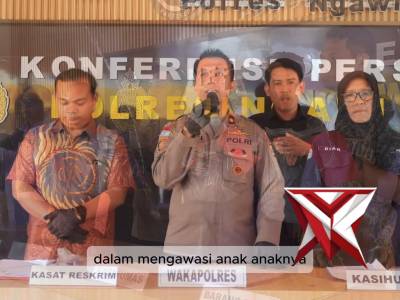 KONFERENSI PERS UNGKAP KASUS POLRES NGAWI