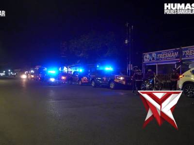 Kepolisian Resor Bangkalan Melaksanakan Patroli Skala Besar Antisipasi Balap Liar dan Kerawanan Kamt