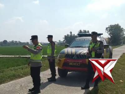 Personil Polsek Belitang I melaksanakan patroli Antisipasi 3C