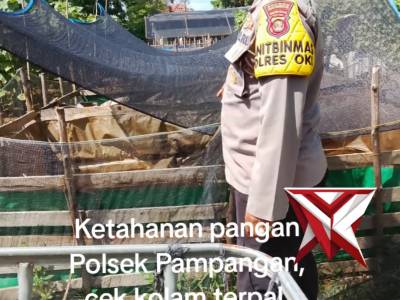 Ketahanan pangan Polsek Pampangan OKI