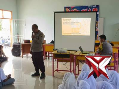 Penyuluhan narkoba dari unit binmas polsek lembak