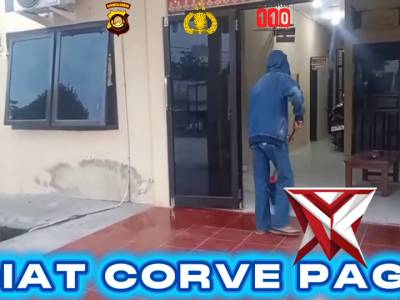 Membersihkan Mako Polsek Baturaja Timur
