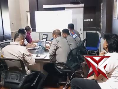 Aiptu jurnal mengikuti giat gelar perkara di sat reskrim
