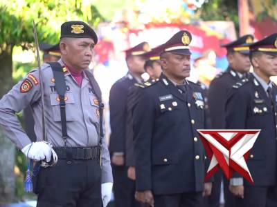 Upacara HUT bhayangkara 80