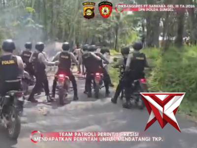 PRAKTEK PBM NEGOSIASI PESERTA DIKBANGSPES FT. SABHARA GELOMBANG III TA. 2026 SPN POLDA SUMSEL