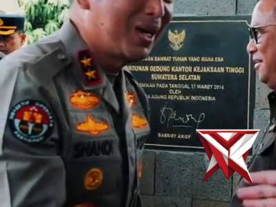 Kapolda Sumsel didampingi Wakapolda dan jajaran Pejabat Utama (PJU) polda,