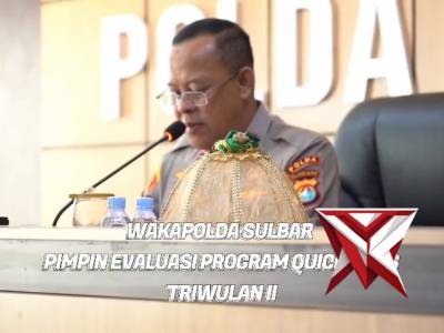 WAKAPOLDA SULBAR PIMPIN EVALUASI PROGRAM QUICK WINS TRIWULAN