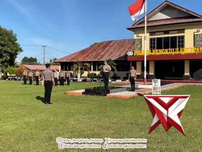 Apel pagi Polres Bengkulu Selatan