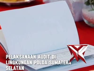 Kapolda Sumsel memimpin langsung Taklimat Awal Audit Kinerja Berbasis Risiko Itwasum Polri Tahap II