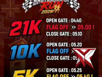 Dulur presisi boleh dipantengin nih Flag off nya dari Sumsel Bhayangkara Run Tahun 2026 di Hari Ming