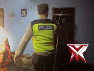 Polsek Ngrambe bergerak cepat menindaklanjuti laporan kebakaran