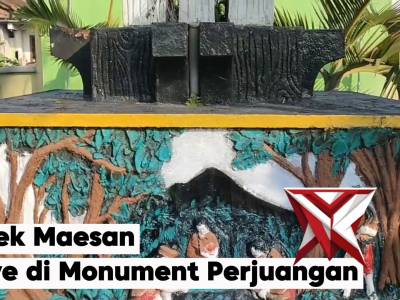 POLSEK MAESAN KURVE DI MONUMENT PERJUANGAN