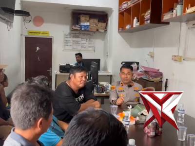 Pertemuan Kapolsek Sei Beduk Dengan Pengusaha Besi Bekas / Scrap
