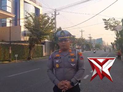 Live report pagi sat lantas polres pekalongan kota
