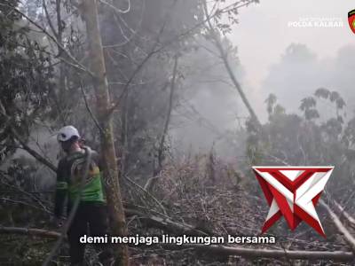 Pemadaman dan pembasahan Karhutla