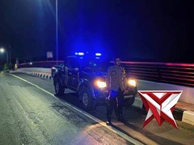 PATROLI MALAM POLSEK SARANG