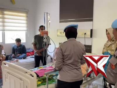 Wujud kepedulian dan kebersamaan keluarga besar Polri.