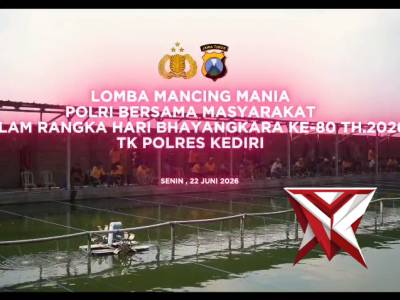 Mancing Mania Polres Kediri Lampaui Target, Usung Nuansa Rekreatif di Hari Bhayangkara

Kediri&mdash; Targ