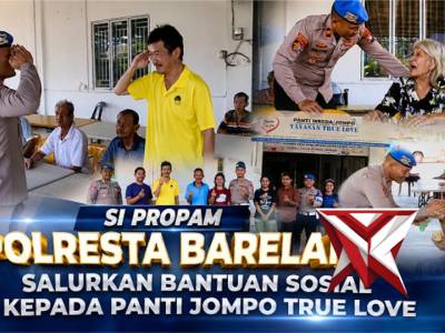 Sipropam Polresta Barelang Salurkan Bantuan Sosial Kepada Panti Jompo True Love