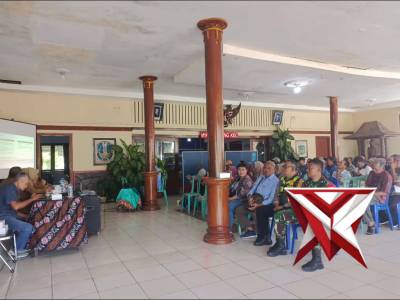 Bhabinkamtibmas Kel. Lawang Aipda Mas Edi Efendi hadiri kegiatan sosialisasi masyarakat peningkatan