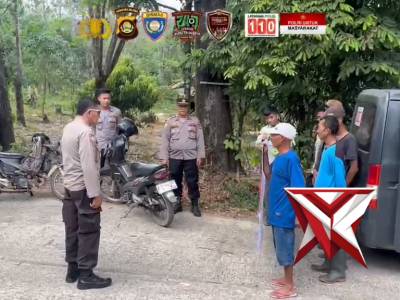 Giat Mitigasi Karhutlah Sat Binmas Polres Muara Enim